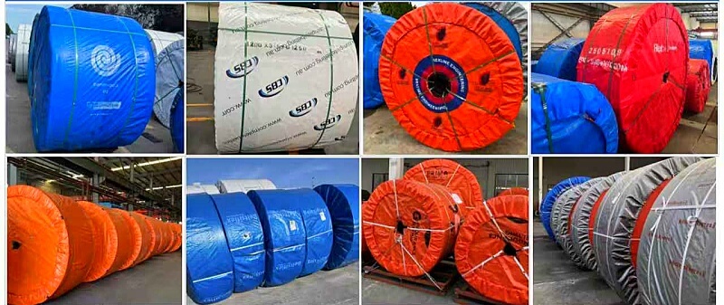 Different export packaging options for rubber conveyor belt rolls