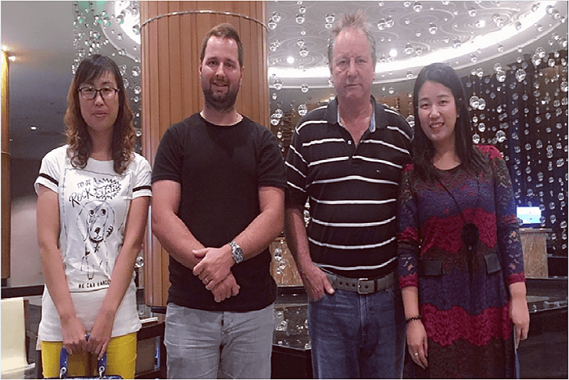 Argentinian customer visit and business meeting with Zhenxing Rubber team