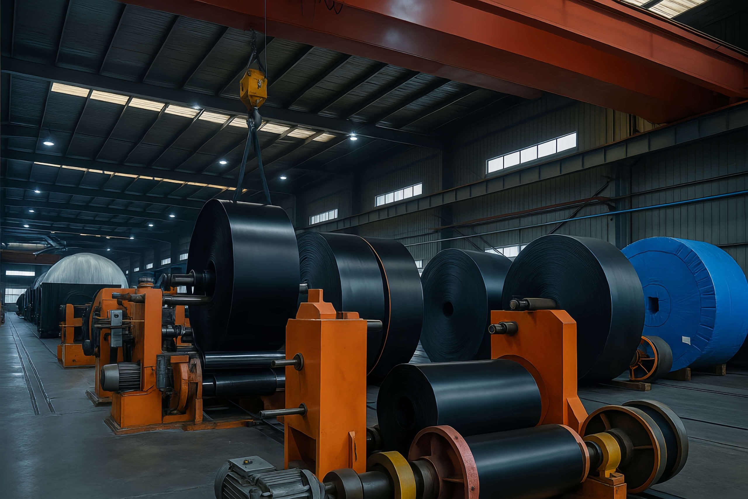 Rubber Conveyor Belt Manufacturing Factory