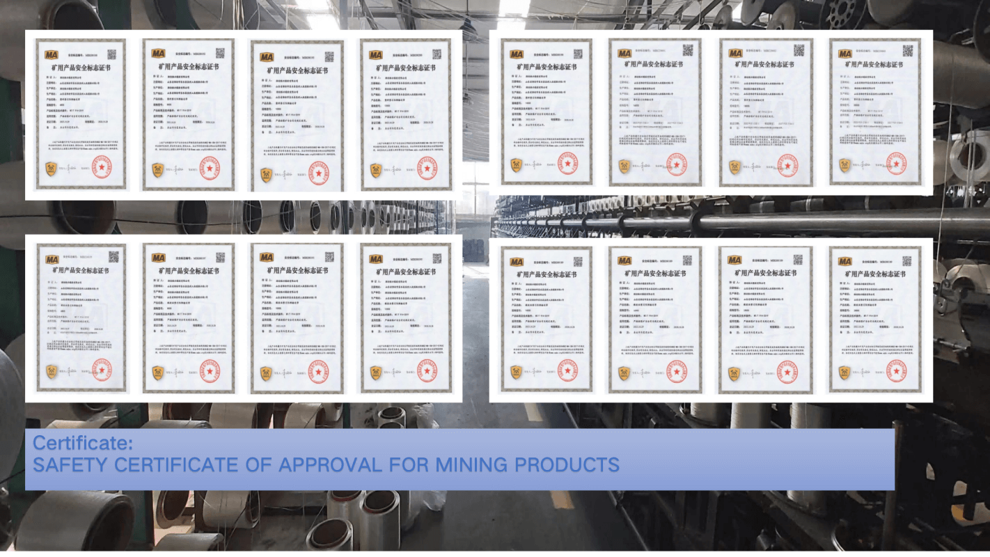 Mining safety certificate for solid woven PVC PVG conveyor belt, MA approved flame retardant conveyor belt for underground coal mining